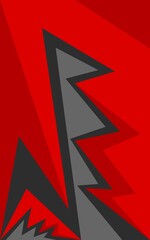 Minimalist background with gradient triangular and zigzag pattern