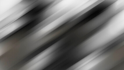 Obraz premium Abstract grayscale gradient background. Pattern of stripes, lines. Plexus of ribbons. Computer screensaver. Smoke screen. Poster for art, technology, presentations, social networks, business.