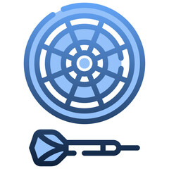 DARTS Gradient icon,linear,outline,graphic,illustration