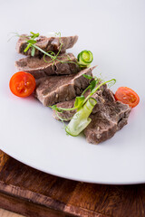 Fried pieces of meat