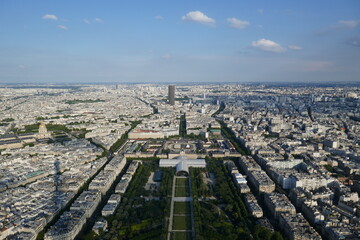 Fototapeta premium Parigi dall'alto