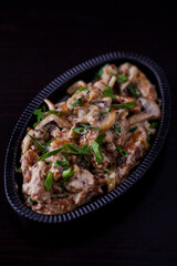 Fried pieces of meat