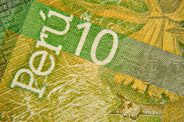 20 sol ,Peru ,banknot w przybliżeniu ,20 Peruvian Sol, Peru, approximate banknote