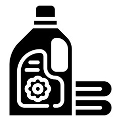 CLEANING LIGUID glyph icon,linear,outline,graphic,illustration