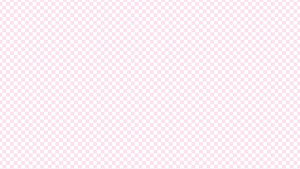 シンプルなピンク色の縞々市松模様　16：9