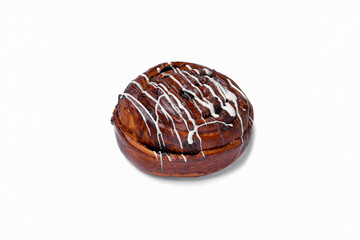Sweet bun with currants