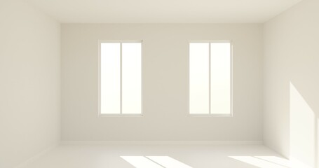Fototapeta na wymiar empty room with window