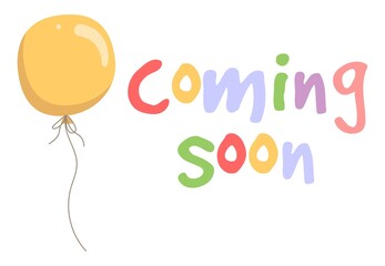 coming soon sign. badges vector templates. Baby shower announcement banner, card - Gender reveal party - Vector illustration isolated