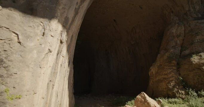 Prohodna cave - a karst cave in north central Bulgaria, part of the Iskar-Panega geological park.