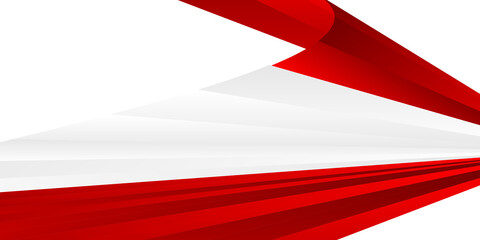 Abstract white and red background