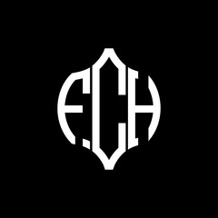FCH letter logo. FCH best black background vector image. FCH Monogram logo design for entrepreneur and business.
