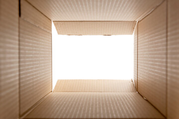 View of the inside box