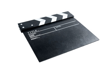 Naklejka premium Black clapper board