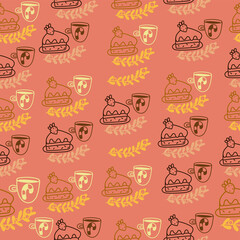 Cute, christmas,vector pattern in a cozy, winter style. Abstract,scandinavian design for winter interior decoration, print posters, greeting cards, business banners, packaging.