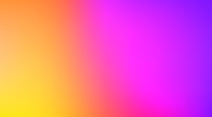 Abstract blurred gradient background. Magenta, pink, orange, yellow, purple, violet, red, vivid, sunrise color. Vector illustration graphic design, bright mesh texture for banner or poster. EPS 10 