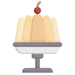 JELLY flat icon,linear,outline,graphic,illustration