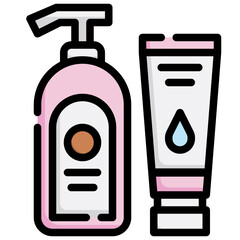 GEL filled outline icon,linear,outline,graphic,illustration