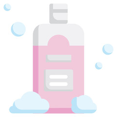 LIQUID SOAP flat icon,linear,outline,graphic,illustration