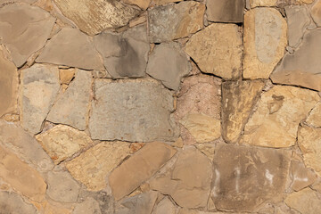 texture of a stone wall. Part of a stone wall