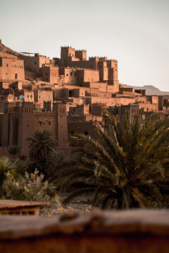Sunrise in Ajt Bin Haddu, UNESCO city nearby Ouarzazate, Morocco, Africa.
