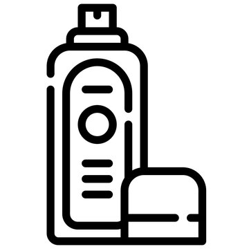 recommend clip art: DEODORANT line icon,linear,outline,graphic,illustration