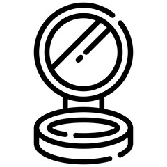 POWDER line icon,linear,outline,graphic,illustration
