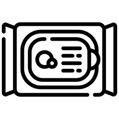 WIPES line icon,linear,outline,graphic,illustration