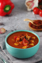 Traditional Hungarian meat stew - Goulash