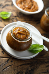 Traditional homemade roasted vegetables dip