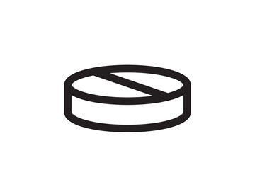 Pill pharmacy medicine icon. Health care tablet antibiotic sign. Medical pills symbol.