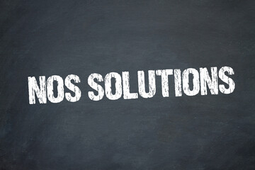 Nos solutions