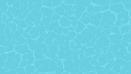Swimming pool water surface with ripples and caustics.
