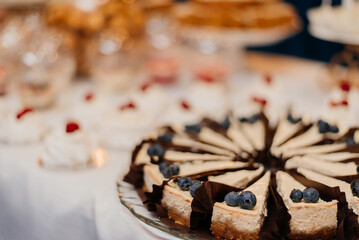 Sweet table at the end of the event