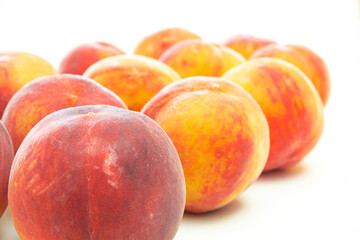 juicy peach, fresh urage 2022. grown in Ukraine
