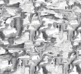 Camouflage watercolor background. Modern army texture. Military seamless pattern for textile. Grey minimal concept. Multicolored combat design. Hand drawn watercolor illustration