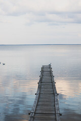 pier on the lake