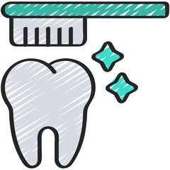 Clean Tooth Icon