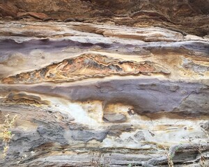 soil erosion sedimented rocks