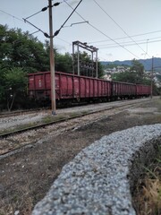 Obraz premium Train station in Konjic