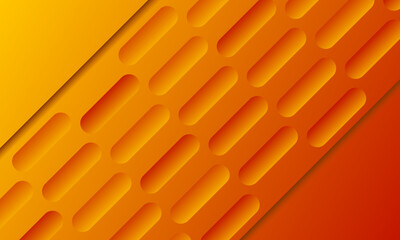 3d shape yellow orange background
