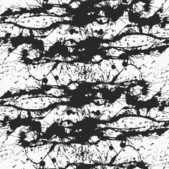 Vector paint splatter. Vector simple adn seamless from paint blots.