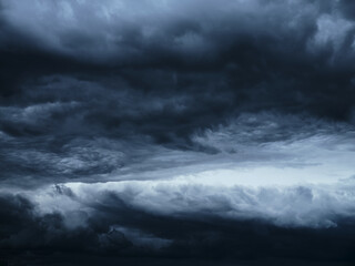 Dramatic sky and clouds during the day, background, texture