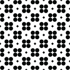 Fototapeta premium pattern with black and white polka dots