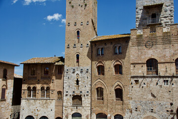 Altstadthäuser in San Gimignano