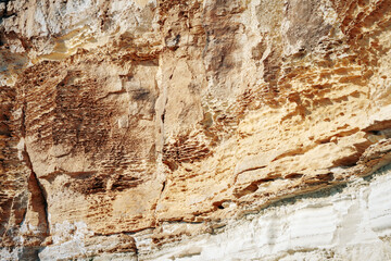 Sandstone stone surface.