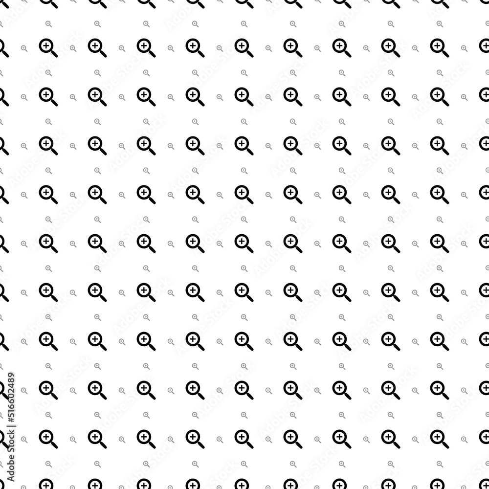 Poster square seamless background pattern from geometric shapes are different sizes and opacity. the patter