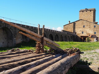 Ainsa, pueblo de la provincia de Huesca. Espa&ntilde;a.