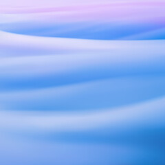 Pastel fog waves. Foggy clouds. Blue morning mist. Natural background