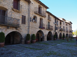 Ainsa, pueblo de la provincia de Huesca. España.