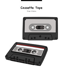 This is a cassette tape. In the past, I used it a lot to listen to music.